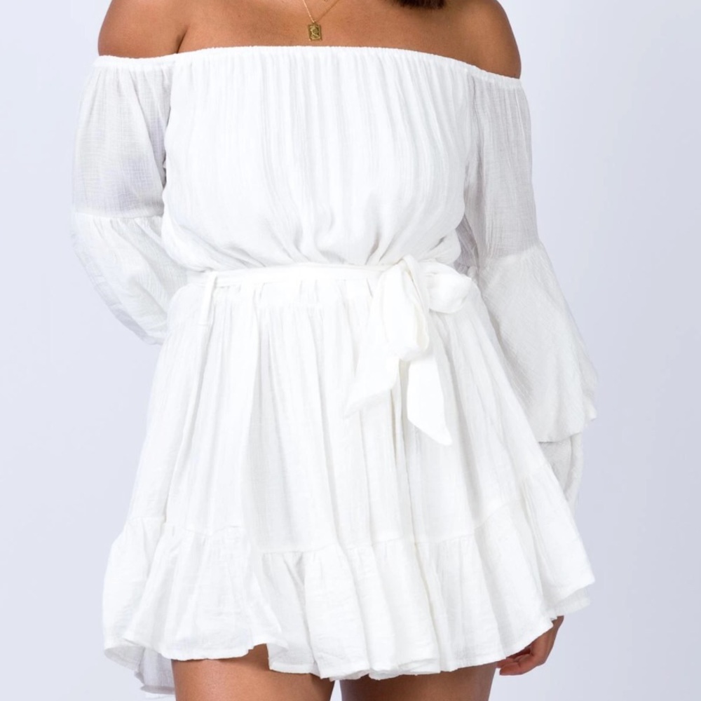 Princess Polly Kelda Mini Dress White